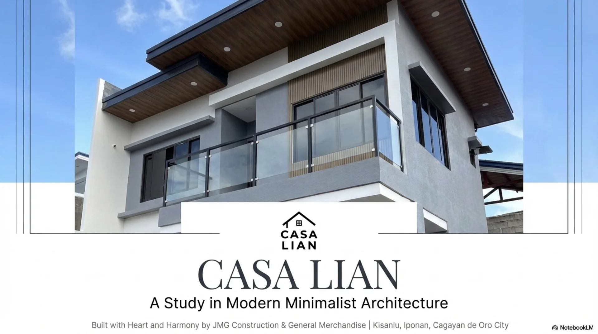 Casa Lian modern exterior case study by JMG Construction in Cagayan de Oro