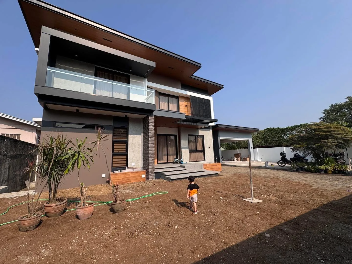 Two storey house construction site in Cagayan de Oro